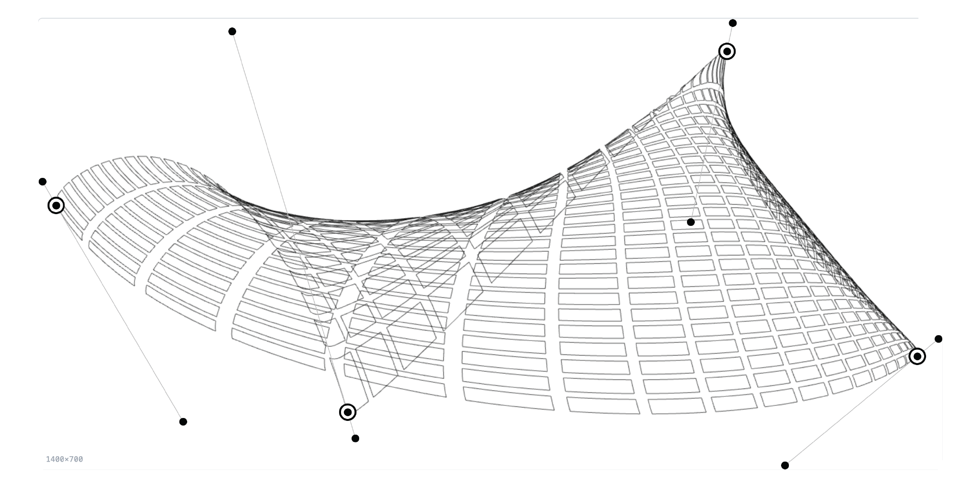 Screenshot of warp-grid